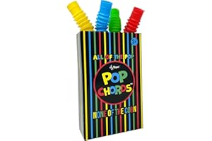 Regal Games - Pop Chords - Colorful Fidget - Fun Travel Toy - Sensory & ADHD Friendly - Stimulating Creative Learning - Connect, Pop, Whistle - Travel Toy for Toddlers 1-3 - For Travel & Home - 4 Pack