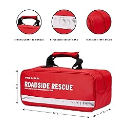 Swiss Safe 2-in-1 First Aid Kit for Car, Travel