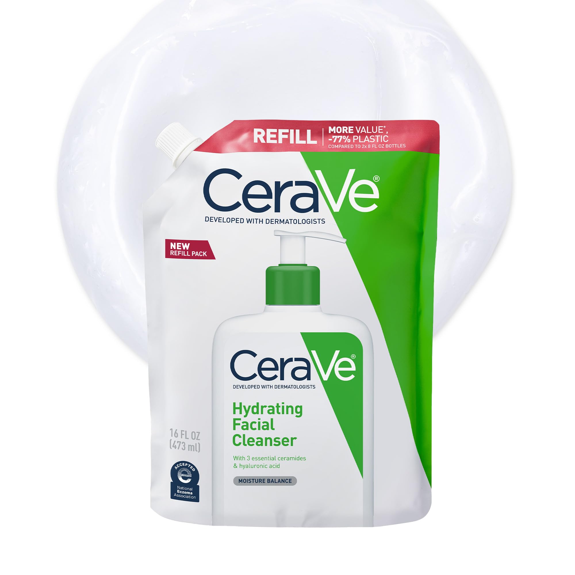 CeraVe Hydrating Facial Cleanser 16oz - Image 2