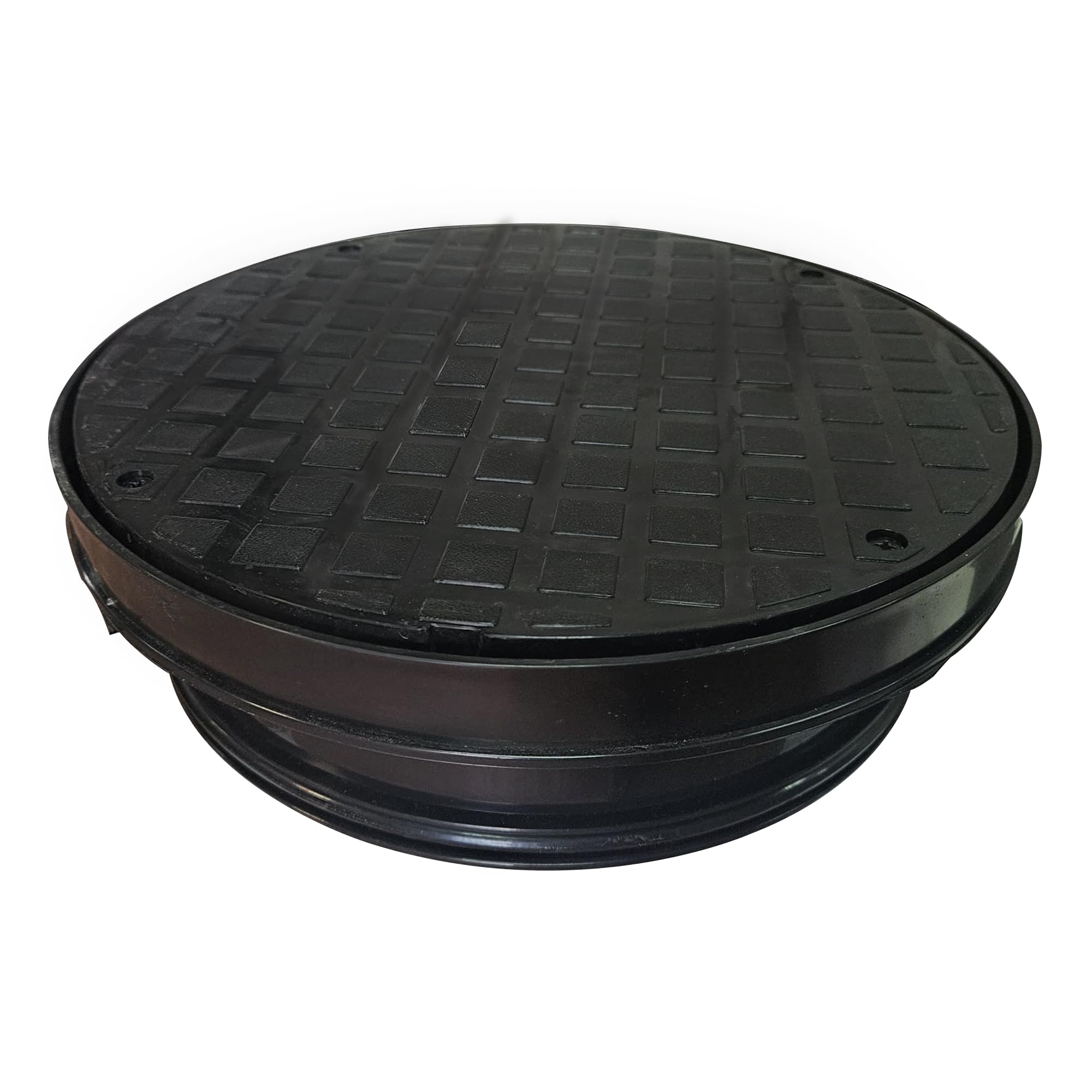SHMOX 320mm Drain Cover Round Shape - Underground Drain Covers Outdoor (Round Cover)