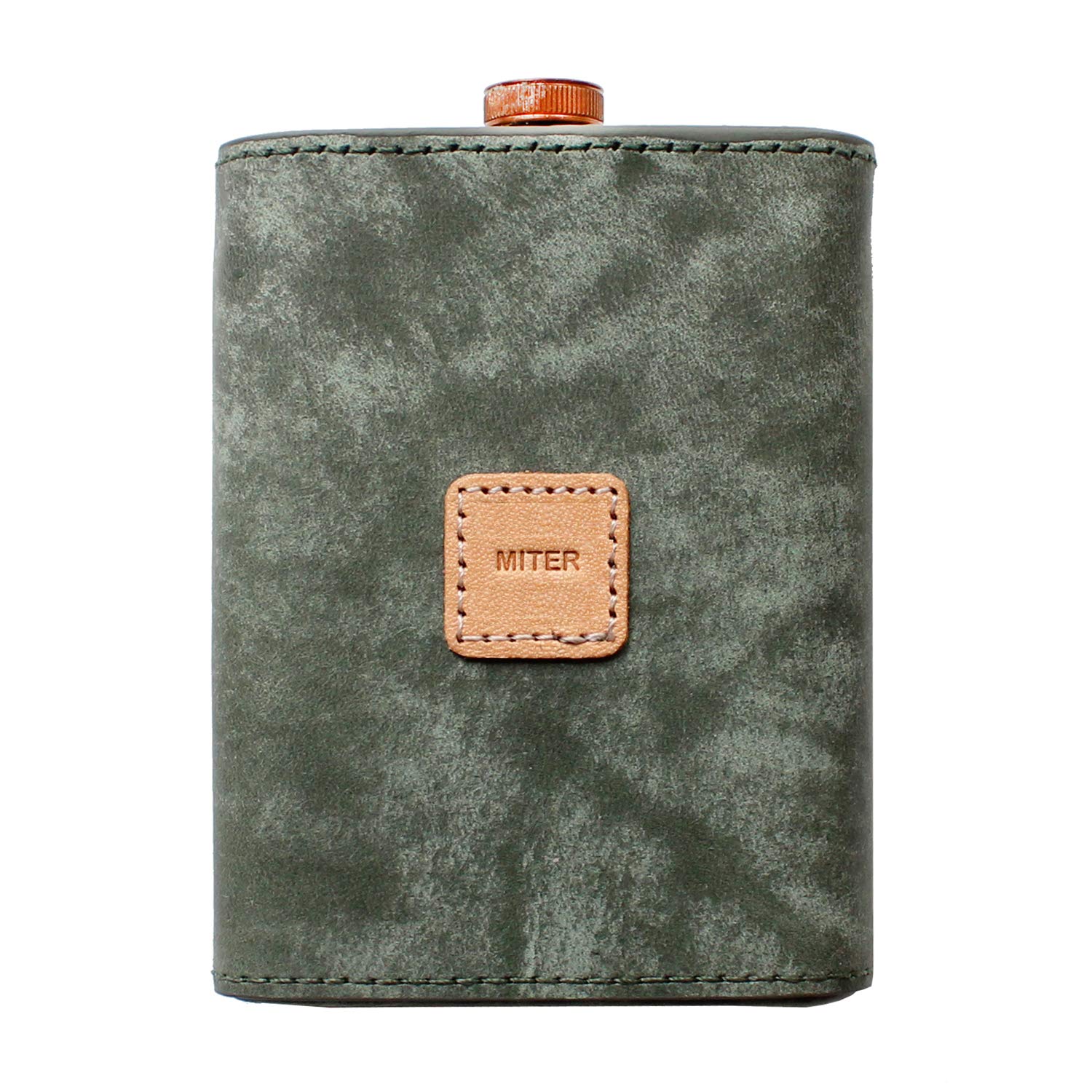 Miter case for ifi hip-dac 3 / hip-dac 2 / hip-dac 1 portable dac, handmade italy pueblo leather case cover for hipdac3 (Green)