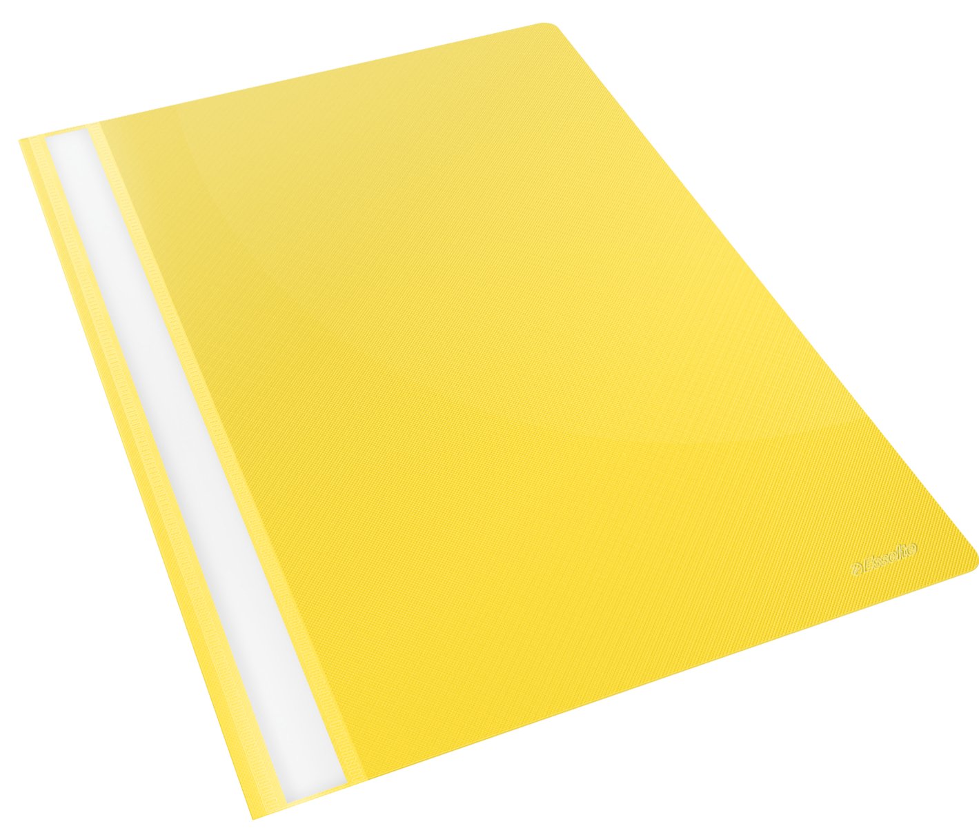Esselte A4 Plastic Report Files, Pack of 25, 160 Sheet Capacity, VIVIDA Yellow, VIVIDA Range, 15383