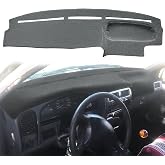 Dash Cover Mat for Nissan Hardbody D21 Pickup Truck 1994-1997(Gray) F137 | Fit Nissan Pathfinder 1994 1995, Custom Dashboard Cover Pad Carpet Protector Dark Gray