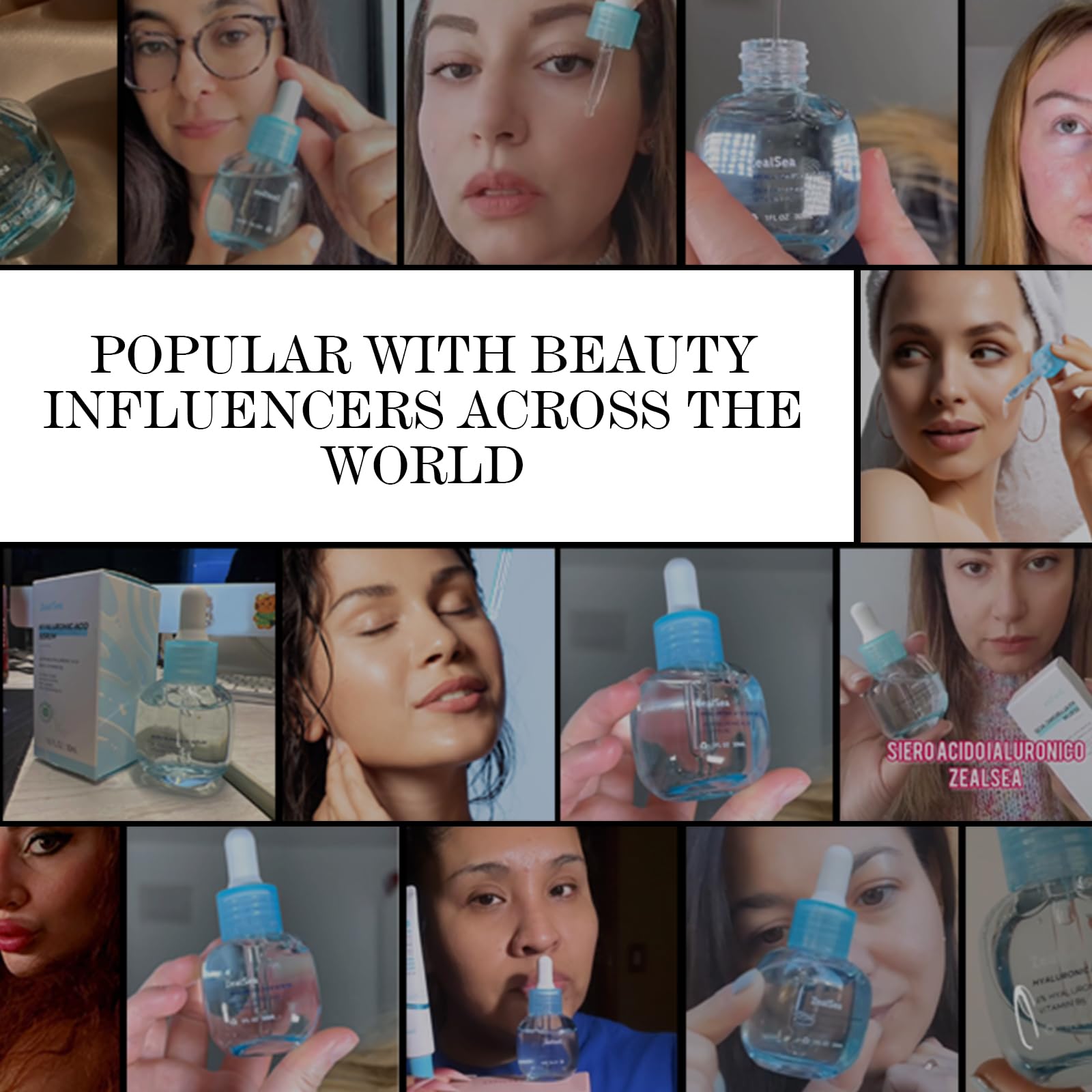 Zealsea Hyaluron Serum Gesicht mit Vitamin B5 - Skincare Anti Aging & Anti Falten - Feuchtigkeitsspendendes Aufpolsterndes Hyaluronsäure Serum - Hypoallergen für alle Hauttypen 6