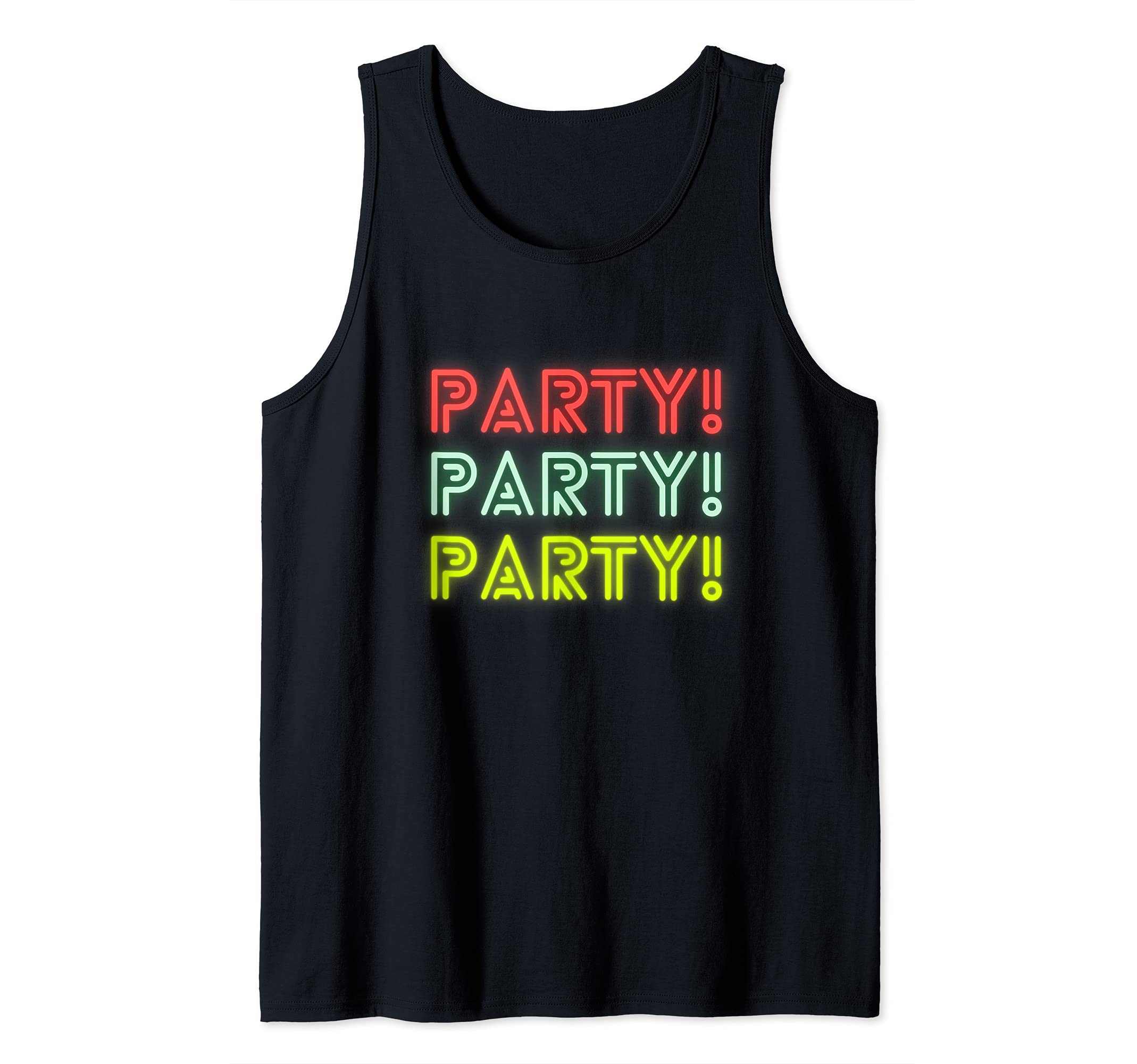 Party outgoing design. Tank Top