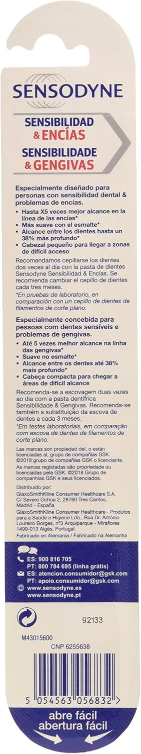 Sensodyne, Soft White Toothbrush, Sensitivity & Gums for Relieving Tooth Sensitivity 1 Count - Image 4