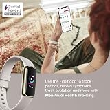 Fitbit Luxe Activity Tracker Lunar White Soft Gold Stainless Steel view 3
