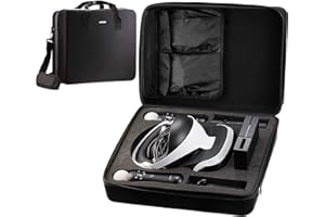Navitech Black Hard Carry Bag/Case/Cover with Shoulder Strap Compatible with The The Sony Playstation VR/PSVR (Fits All Accessories Plus 2 Controllers)