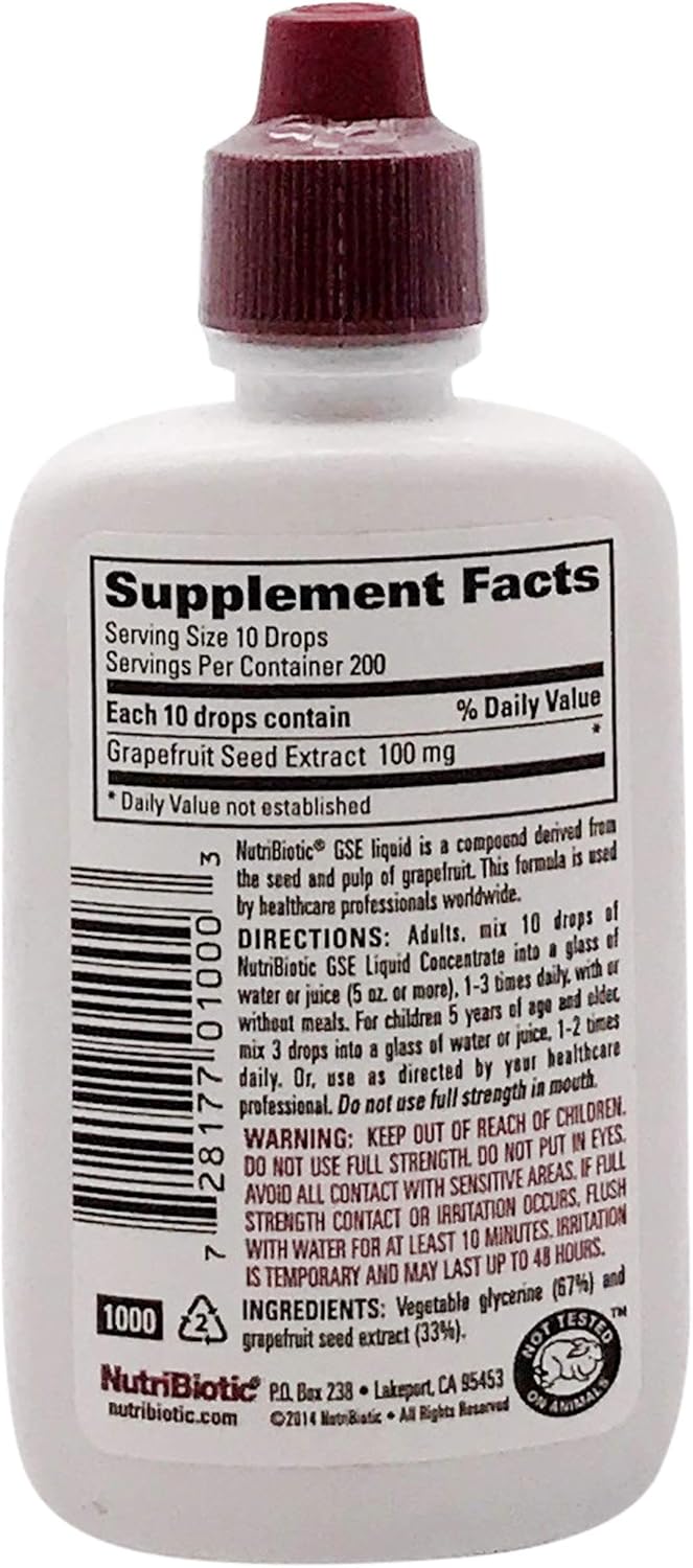 GRAPEFRUIT SEED EXTRACT LIQUID CONCENTRATE (2oz) 60ml BigaMart