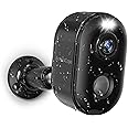 Security Cameras Wireless Outdoor, Battery Powered 2k WiFi Cameras for Home Security, Spotlight Color Night Vision, AI Motion Detection, Siren, Weatherproof, 2-Way Talk, Playback, SD/Cloud Storage