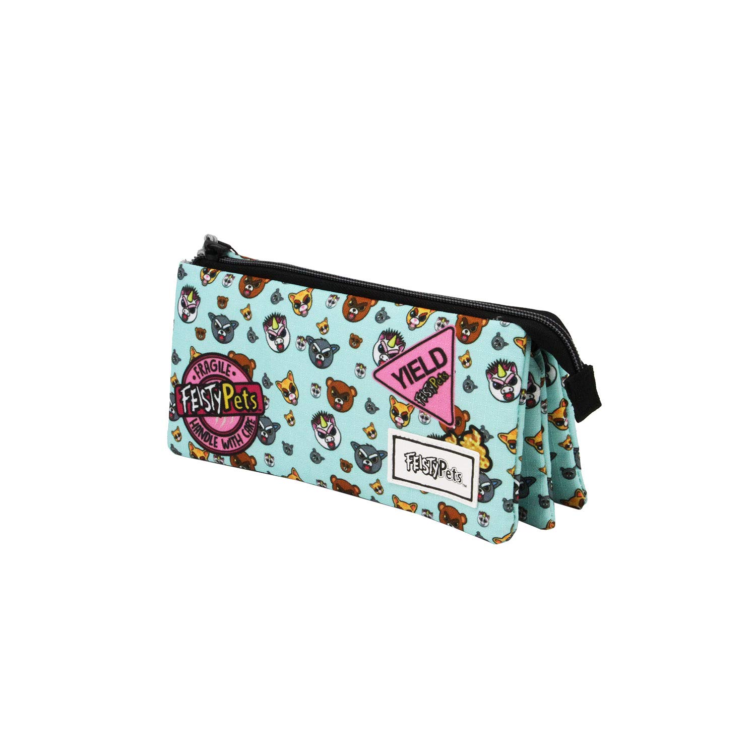karactermania Feisty Pets Glenda Glitterpoop-Triple HS Pencil Case, Multicolour
