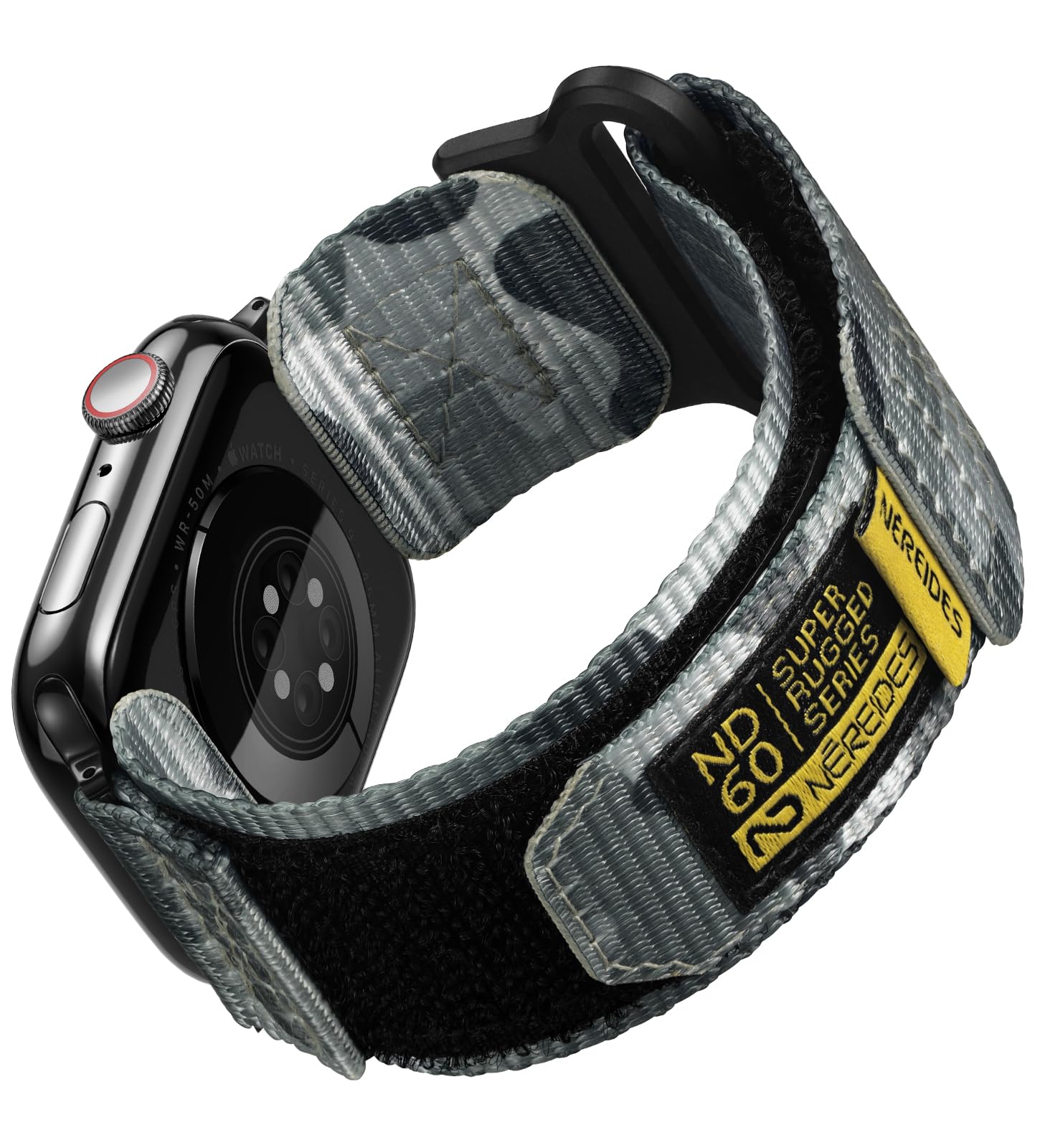Nereides Compatible with Apple Watch Straps Series 11 10 9 8 7 6 5 4 SE 3/2/1 Ultra 3/2/1, Nylon Sport Replacement Band for iWatch Strap 46mm 45mm 44mm 49mm (XL, Camouflage) — image 1