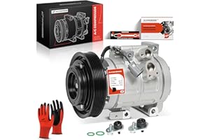 A-Premium Air Conditioner AC Compressor with Clutch Compatible with Mazda 3 Sport 2010-2013, 5 2012-2015, 2.3L 2.5L, HS18 Com