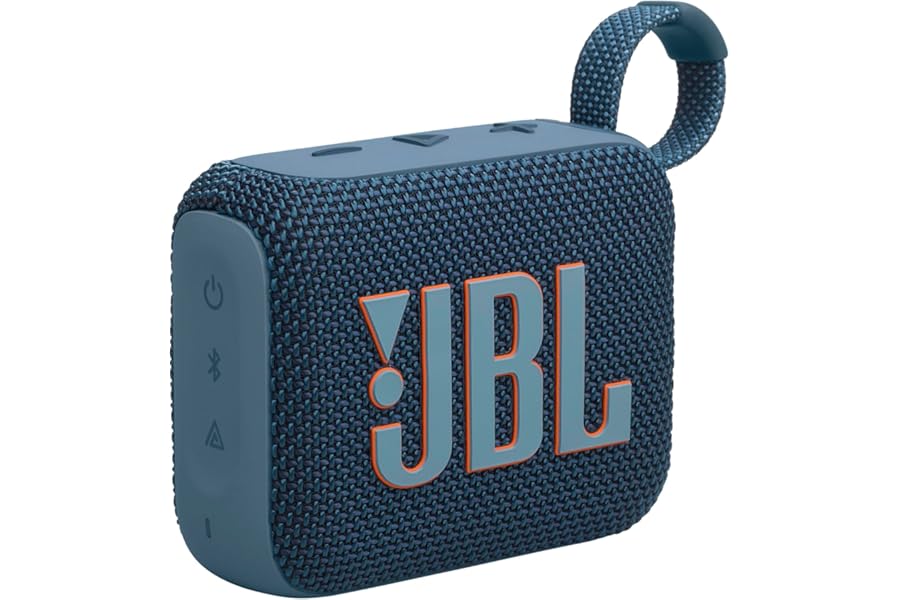 JBL Go 4 - Ultra-Portable, Waterproof and Dustproof Bluetooth Speaker, Big Pro Sound with Punchy bass, 7-Hour Built-in Batter