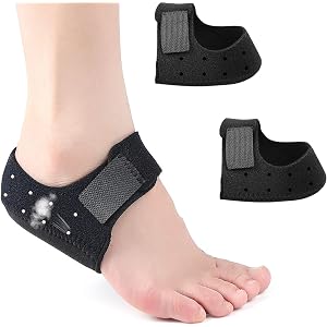 Gel Heel Cups for Heel Pain Thicker Cushion Pads for Men Women Shock Absorbing Support Inserts for Plantar Fasciitis Achilles
