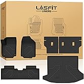 LASFIT Floor Mats & Cargo Liner with Backrest Mat 2025-2026 for Chevrolet Chevy Equinox/GMC Terrain (Not for Equinox EV), All Weather TPE Custom Fit Floor Mats, Car Mats Full Set for Equinox/Terrain