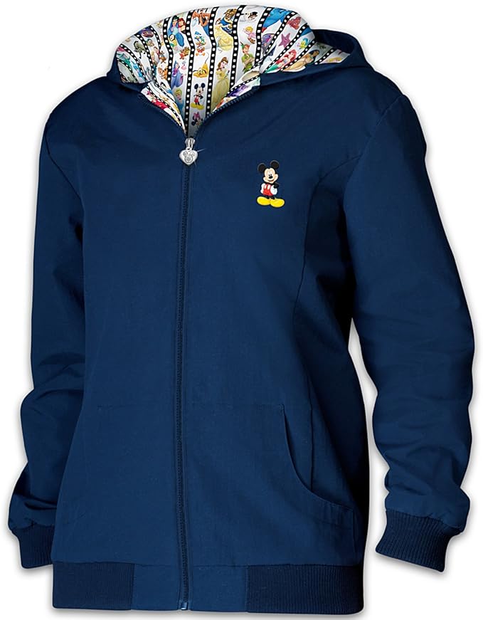 Bradford Exchange Forever Disney Women's Lightweight Jacket: 3X by The Blue at Amazon Womenâs 