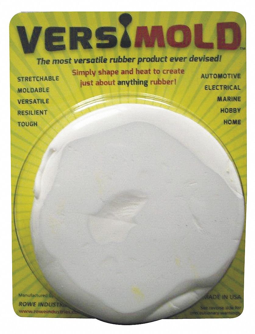 Silicone Rubber Compound, White, 1/3 lb. Industrial