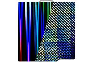 IdeaFormer-3D Smooth H1H Build Plate for Bambu Lab A1/X1C/X1/X1E/P1S/P1P, Flexible Light Beam+Phantom H1H Spring Steel Plate 257x257mm for Bambu Labs Bed Plate