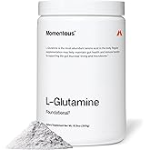 Momentous L-Glutamine Powder - Gut Health & Muscle Recovery Supplement - Boosts Exercise Performance & Immune Function - NSF Certified for Sport - 5 g - 60 Servings