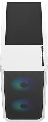 Fractal Design Focus 2 RGB White ATX Case with Tempered Glass Front Mesh view 7