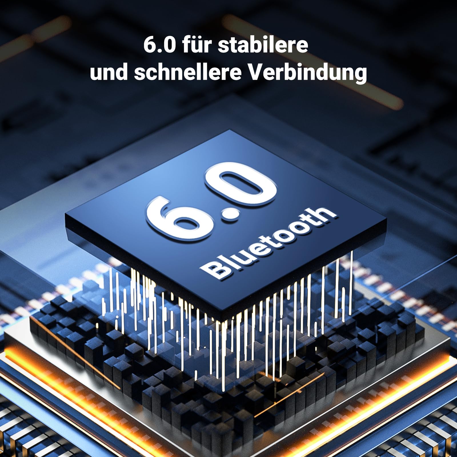 UGREEN Aux Bluetooth Adapter Auto Bluetooth 6.0 Empfänger Freisprechanruf, Stereo Musik, Dualer Kopplung mit 15 Stunden Spielzeit Klinke Adapter für Autoradio/Stereoanlage(Schwarz) 4
