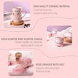 ALBISS Mum Gift Hamper Ceramic Mug Scented Candle Spa Set Boxed view 4