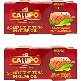 Italian Canned Tuna in Olive Oil Callipo 5.6 Oz (Pack of 4)