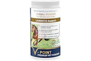 V-POINT - Laminitis Ease - hoof Supplements for Horses - Horse hoof Care Product Based on Natural Herbal Powder - Ideal for Hooves Health and Conditioning (1.0 lb)