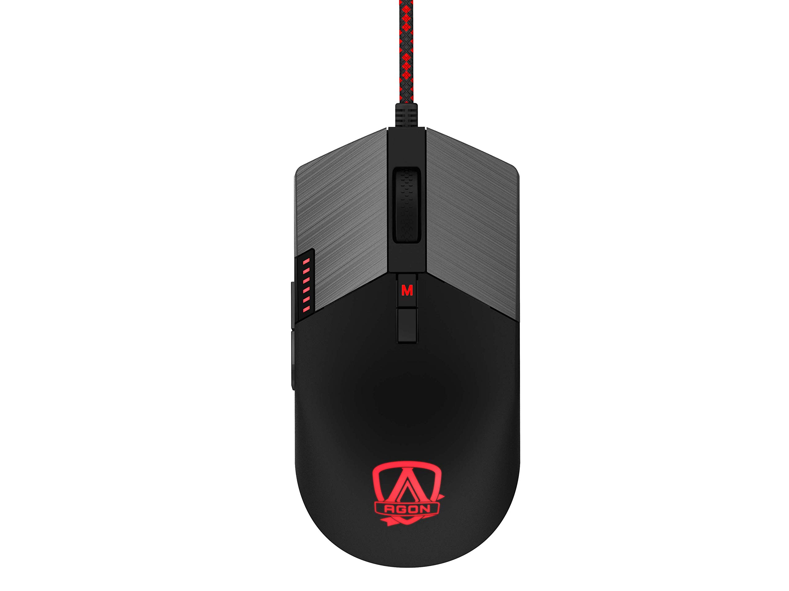 AOC Agon AGM700 Gaming Mouse - 16,000 DPI - Omron Switches - RGB effects - adjustable DPI - adjustable Weight