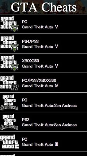 Cheats For Gta Amazon Co Jp Appstore For Android
