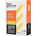 Fiber Gourmet Light Rotini Pasta, Low Net Carb, Fiber Rich, Low Calorie, Healthy Pasta - Made in Italy, Kosher, Vegan, Non-GMO - 8 Oz
