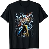 Marvel Comics Retro Classic Thunder &amp; Lightning Mighty Thor T-Shirt