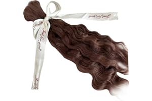 Doll Hair for Rerooting, Doll Hair, 7.9 inch for Crafts, Curly for Rerooting, DIY Wigs, Replacement Mohair Light Coffee