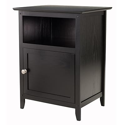 Winsome Wood Henry Black Accent Table for Home or Office Use