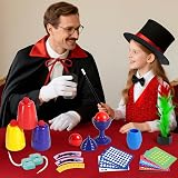 DINORUN Kids Magic Set with Hat & Instructions - Pretend Play Toy Gift view 6