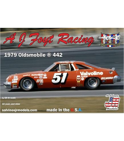 Amazon.com: Salvinos JR Models SJMCYMC1984D Nascar. Plastic Model