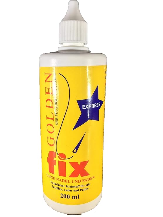 Golden fix Express Goldenfix Fabric Glue 200 ml Amazon.co.uk Kitchen & Home