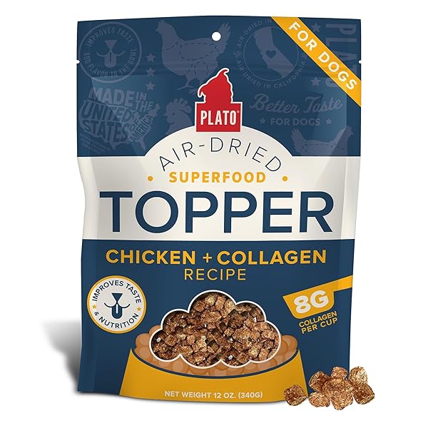 PLATO PET TREATS DOG FOOD TOPPERS – AIR-DRIED...