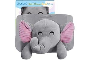 CUCKOOL Colic Relief for Newborns, Baby Colic and Gas Relief, Baby Heated Tummy Wrap, Baby Heating Pad for Belly, Natural Relief for Upset Stomach in Babies and Toddlers (New Elephant)