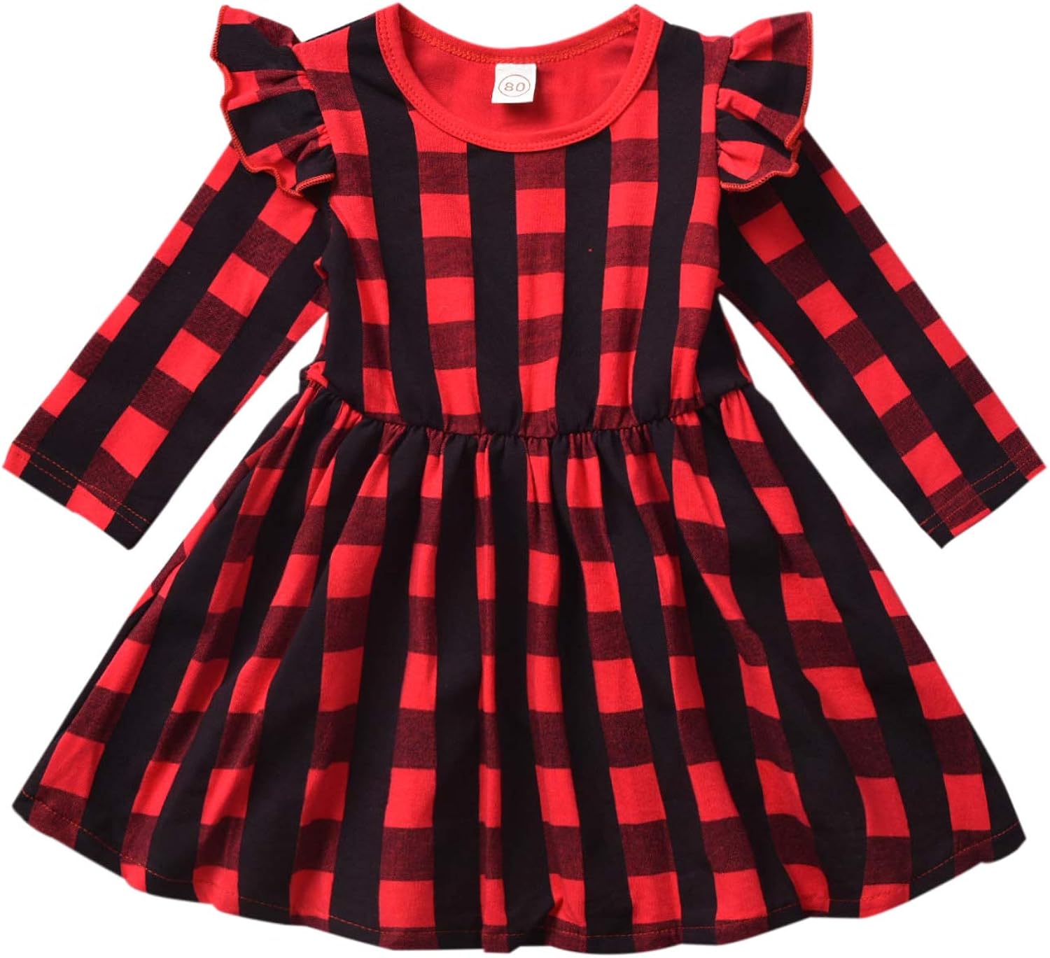 buffalo plaid baby girl outfit