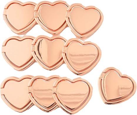 Amazon Co Jp 手作り工房 My Mama ハート型 アレンジ スマホリング ホールドリング スタンド機能 バンカーリング ピンク 10個 2794 1 ホビー