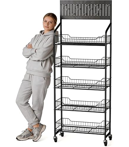 Amazon.com: 144 Clips Floor Stand Spinning Rack,Chip Strip Rack