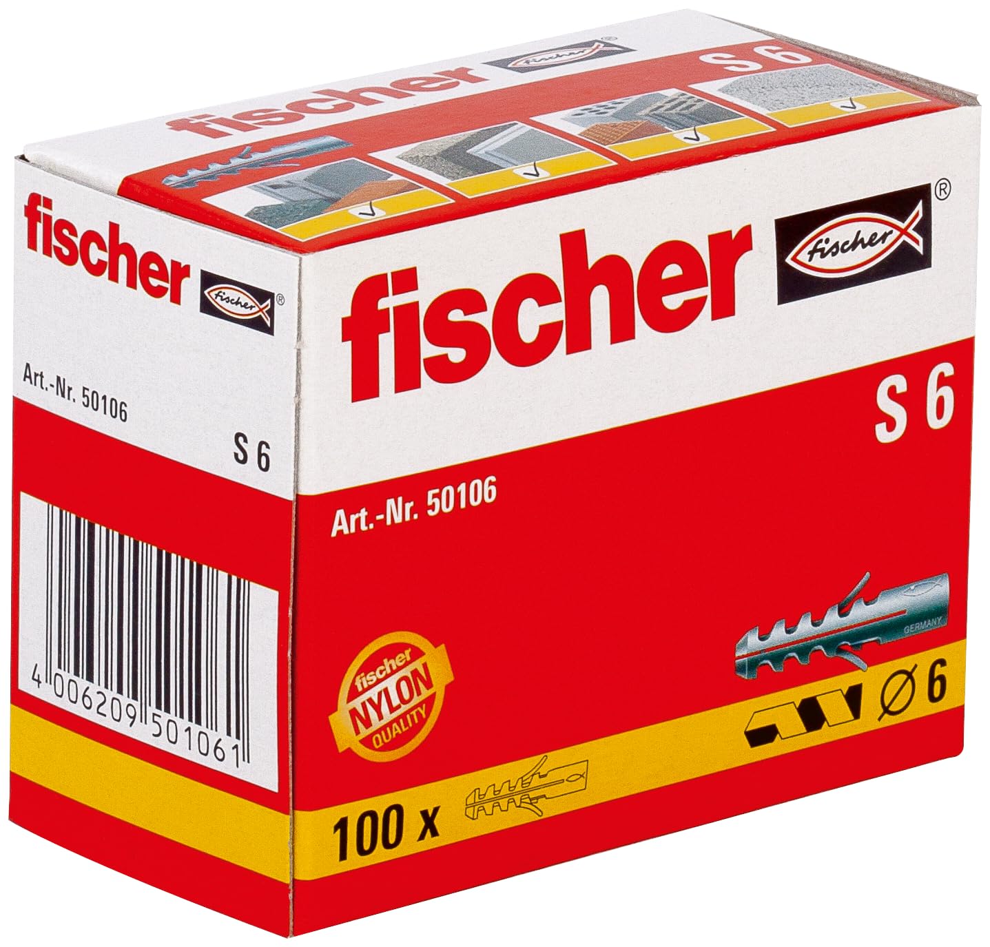 fischer S 6 Plug, 50106