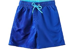SERENYOU Boys Swim Trunks Boys' Fun Beach Board Shorts 5-14 Years