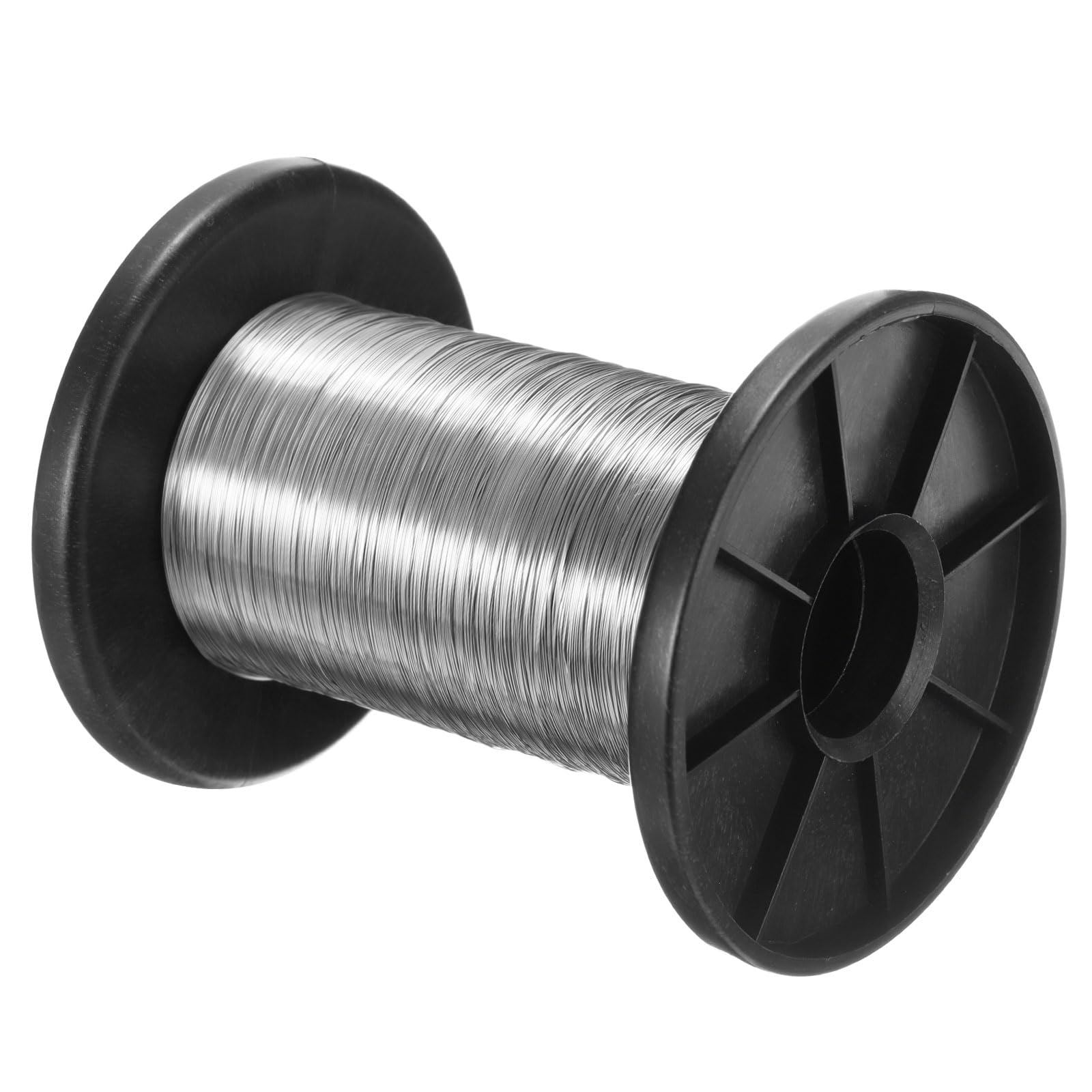 PATIKIL 316 Stainless Steel Wire, 328 Ft 0.2mm 32 Gauge Jewelry Wire Craft Wire Soft Beading Wire for Jewelry Making Bracelets Beading DIY Crafts, Silver