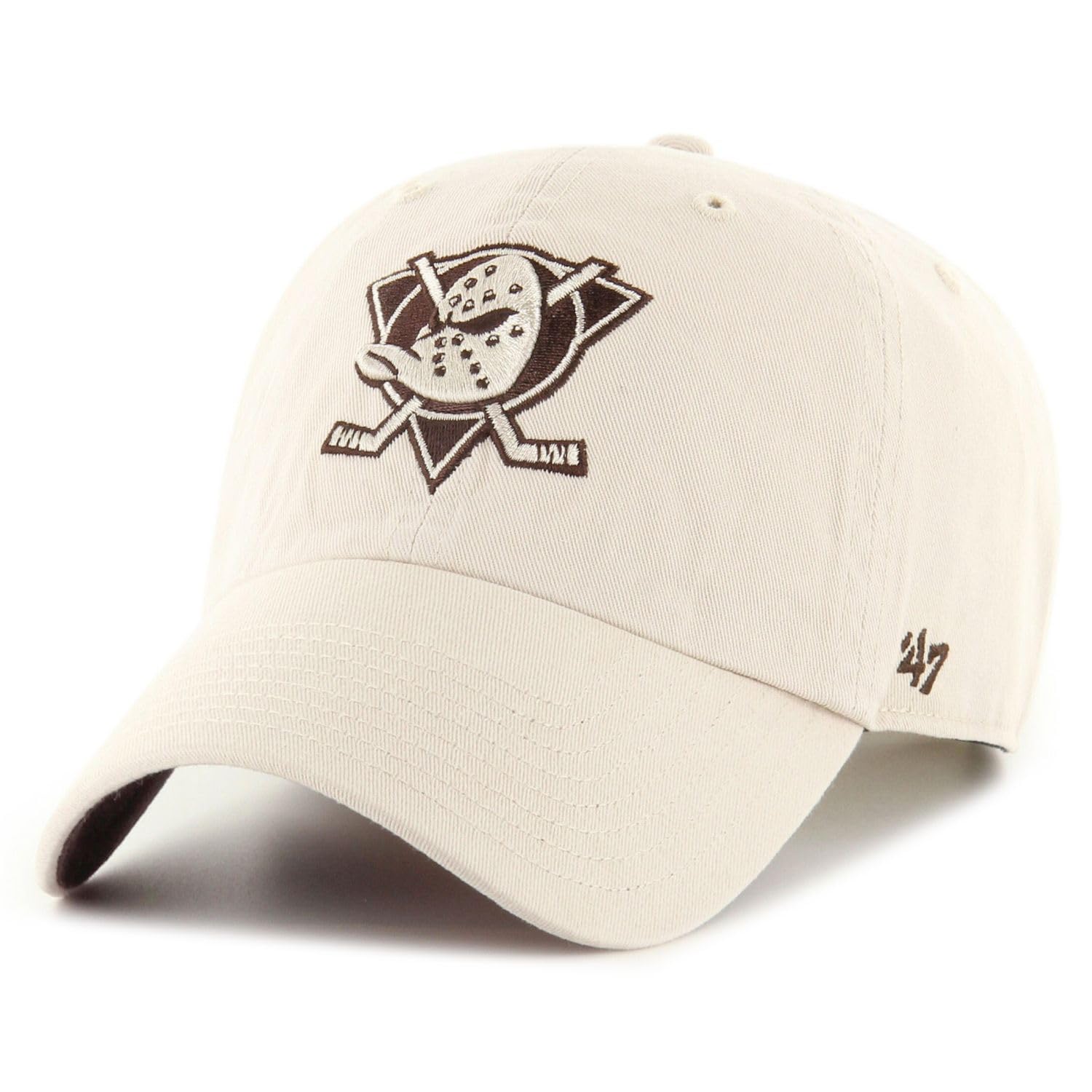 47 Brand Low Snapback Cap - Ballpark Anaheim Ducks Bone Beige