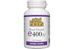 Natural Factors - Mixed Vitamin E 400 IU, Natural Source, 180 Softgels
