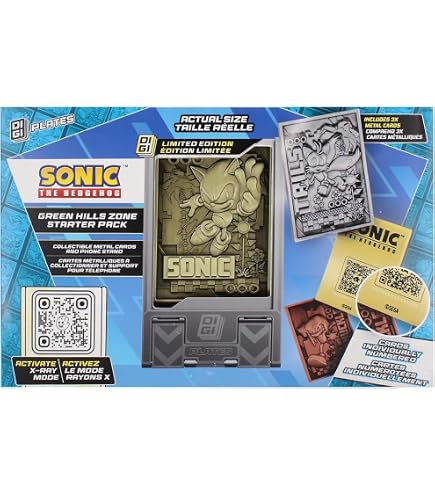 Panini Sonic The Hedgehog Starter Pack - Álbum, 12 Cartas Y 1 Tarjeta De Edición Limitada (Número 1)