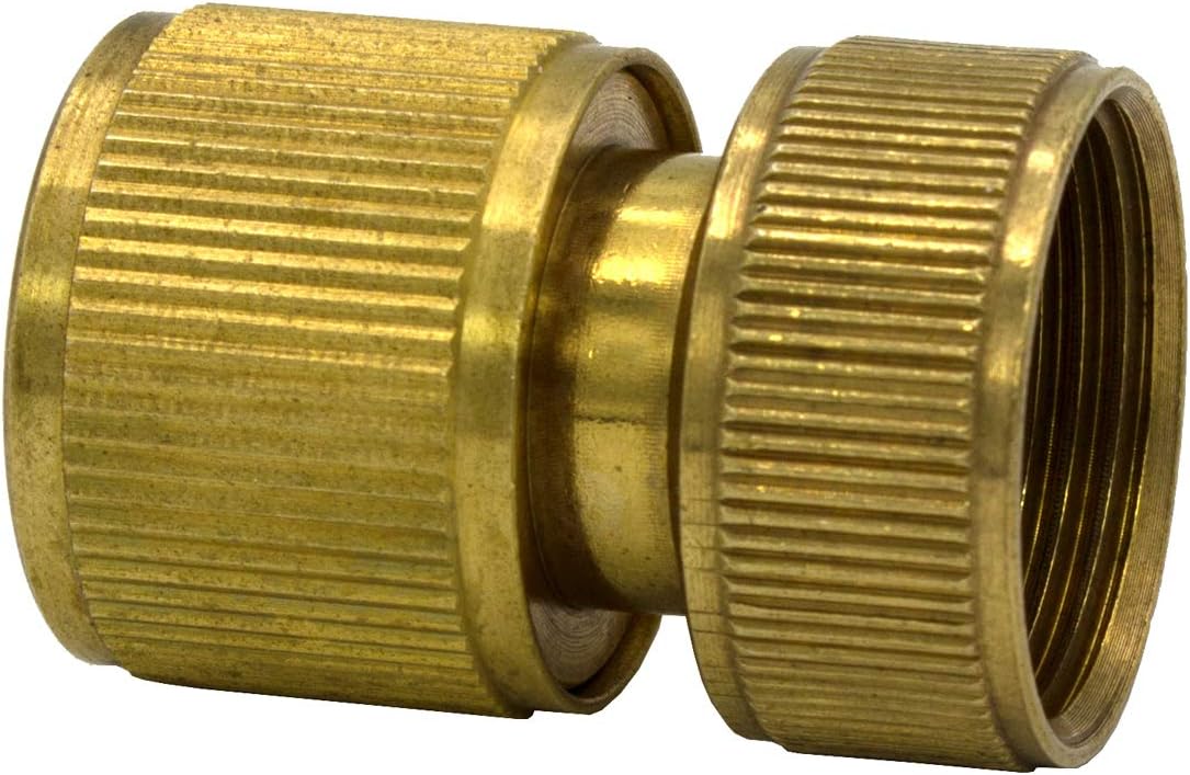VARIOSAN Plug System Tap Connector with Hose Coupling 13118 3/4 Inch Internal Thread Untreated Brass, Gold, Klein - Image 3